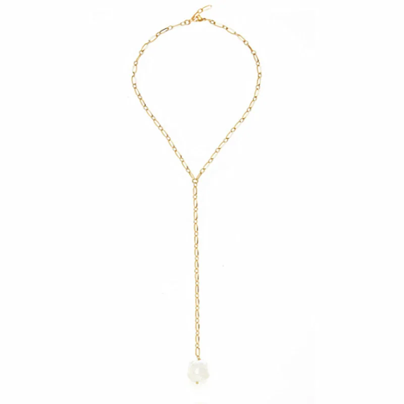 

ђкѬаения на е bijoux big large white baroque pearl drop necklace colare collier kolye naszyjnik ketting long women necklaces
